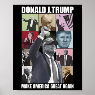 Donald Trump Era Officiële 2024 Officiële Donald T Poster