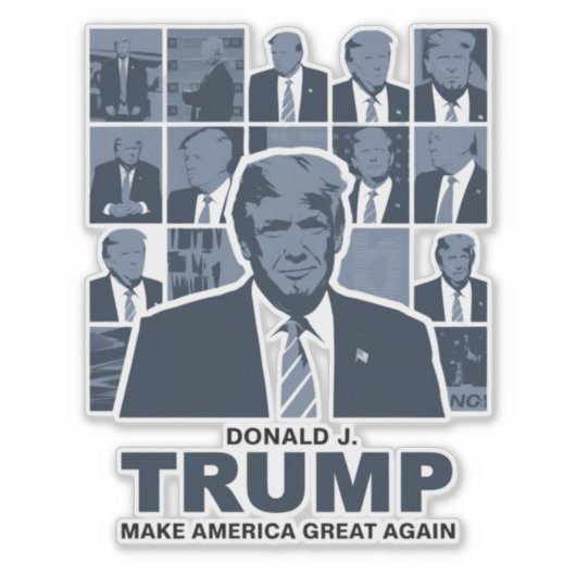 DONALD TRUMP ERA STICKER (Voorkant)