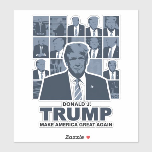 DONALD TRUMP ERA STICKER (Vel)