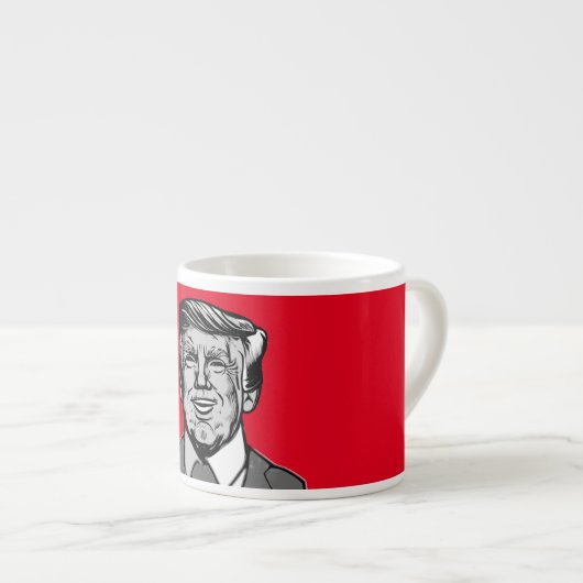 DONALD TRUMP ESPRESSO KOP (Voorkant rechts)