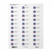 Donald Trump Etiket (Full Sheet)