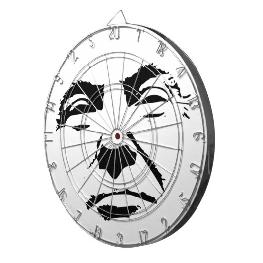 Donald Trump Face Dartbord (Voorkant Rechts)