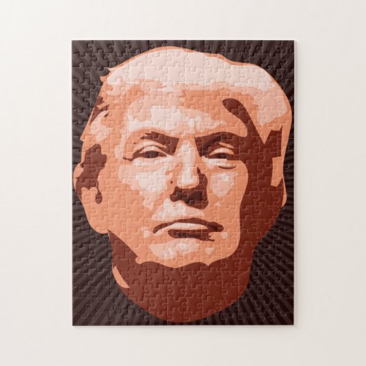DONALD TRUMP FACE JIGSAW PUZZZLE LEGPUZZEL (Verticaal)