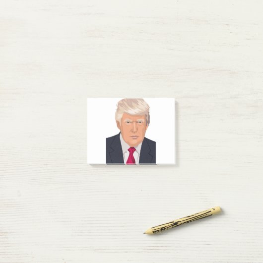 Donald Trump Face Post-it® Notes (Op bureau)
