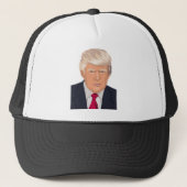 Donald Trump Face Trucker Pet (Voorkant)