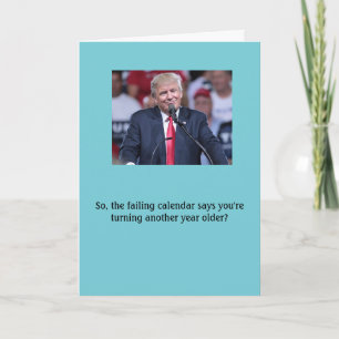 Donald Trump "Fake News" - Birthday Card Kaart