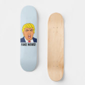 DONALD TRUMP "FAKE NEWS" SKATEBOARDS (Voorkant)
