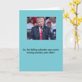 Donald Trump: "Fake News" Verjaardag Kaart (Gele Bloem)