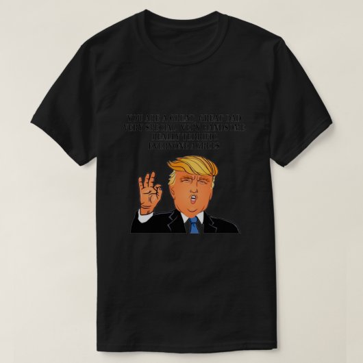Donald Trump Father day Best dad Essential T-Shirt (Design voorkant)