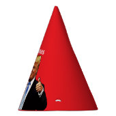 DONALD TRUMP FEESTHOED  FEESTHOEDJES (Rechts)