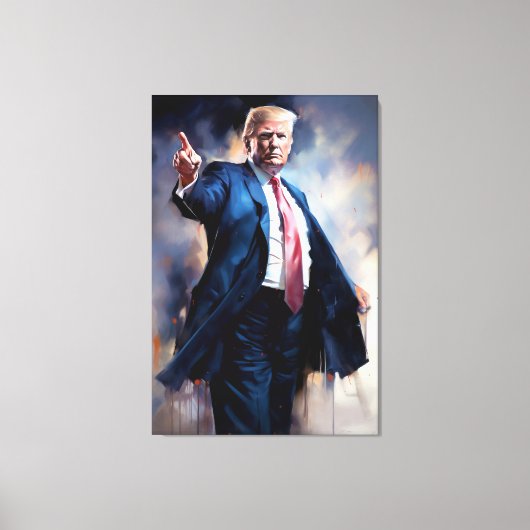 Donald Trump FFFA (beroemde figuren met fijne kuns Canvas Afdruk (Voorkant)