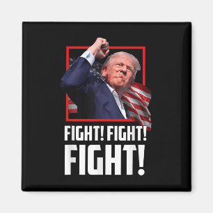 Donald Trump Fight Fighters-aanhangers AM Magneet