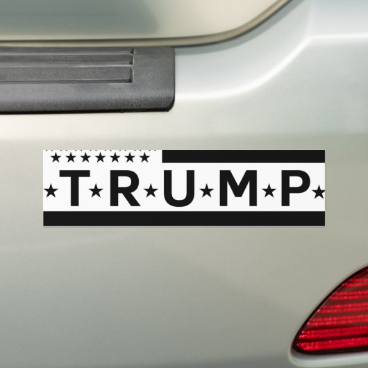 Donald Trump Flag 2024 Neem Amerika terug Bumpersticker (Op auto)