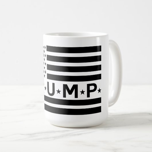 Donald Trump Flag 2024 Neem Amerika terug Koffiemok (Voorkant rechts)