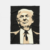 DONALD TRUMP Fleece Blankets (Voorkant)
