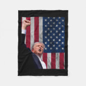 Donald Trump Fleece Deken (Voorkant)