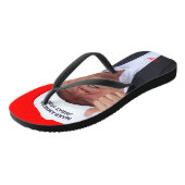 DONALD TRUMP:  FLIP-STROOM TEENSLIPPERS (Schuin)