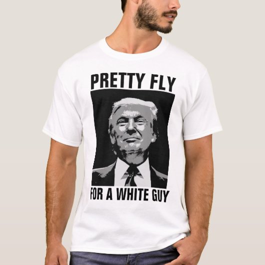 Donald Trump  FLY VOOR EEN WITTE MAN T-shirts (Voorkant)