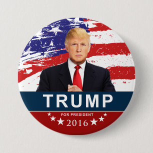 Donald Trump for President 2016 3-inch ronde Butto Button 7,6 Cm