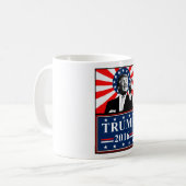 Donald Trump for President 2016 Koffee Mok (Voorkant links)