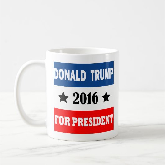 Donald Trump for President 2016 Koffiemok (Links)