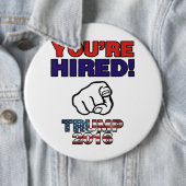 Donald Trump for President 2016 Ronde Button 6,0 Cm (In situ)