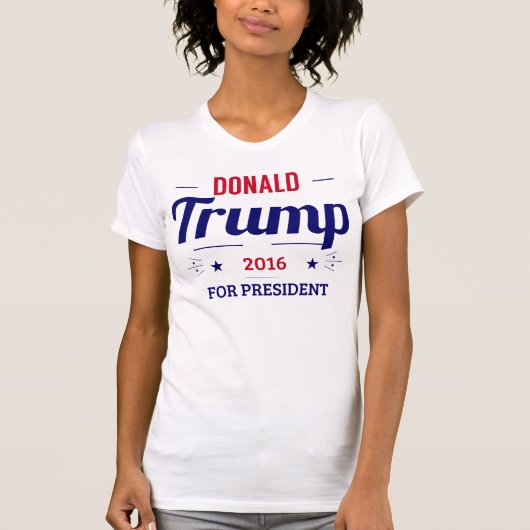 Donald Trump for President 2016 T-shirt (Voorkant)