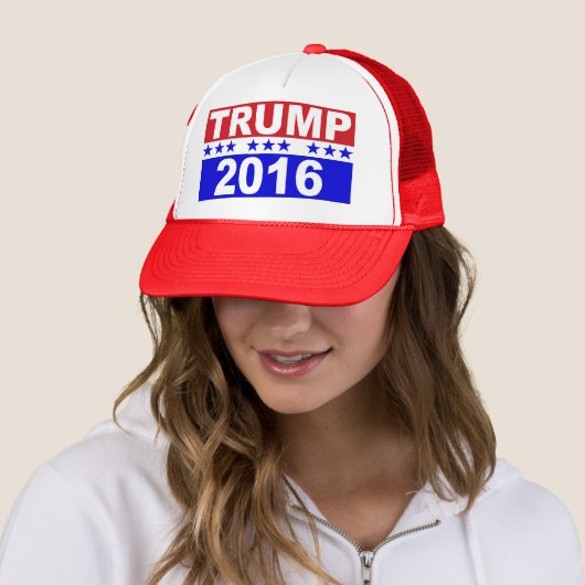 Donald Trump for President 2016 Trucker Pet (In situ)