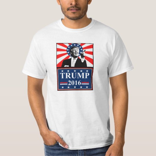 Donald Trump for President 2016 Tshirtke T-shirt (Voorkant)