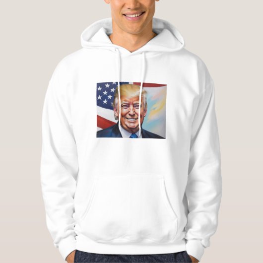 Donald Trump for President 2024 Hoodie (Voorkant)