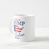 Donald Trump for President 2024 Koffiemok (Voorkant links)