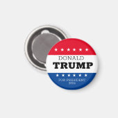 Donald Trump for President 2024 Magneet (Voorkant / Achterkant)
