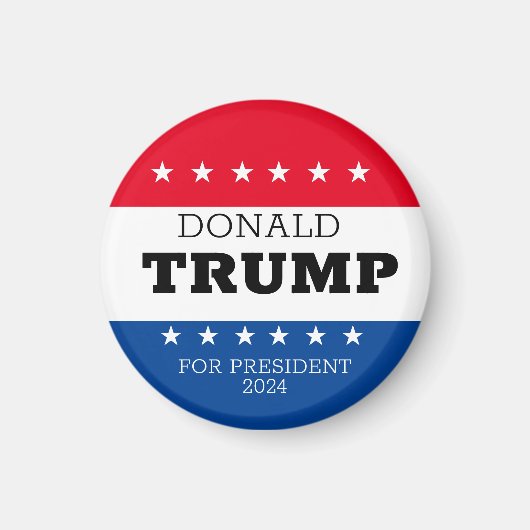 Donald Trump for President 2024 Magneet (Voorkant)