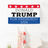 Donald Trump for President 2024 Spandoek (Insitu)