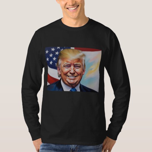 Donald Trump for President 2024 T-shirt (Voorkant)