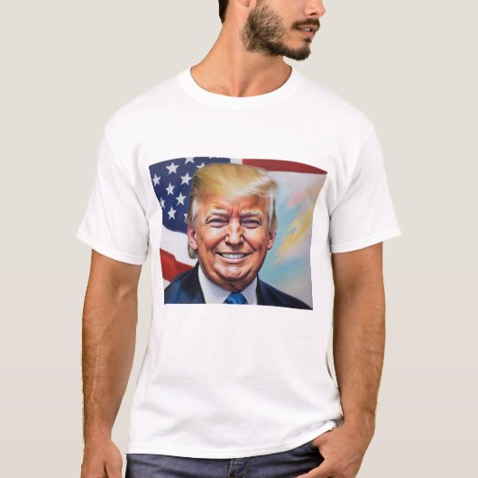 Donald Trump for President 2024 T-shirt (Voorkant)