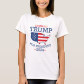 Donald Trump for President 2024 T-shirt (Voorkant)
