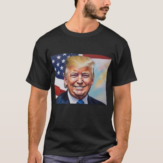 Donald Trump for President 2024 T-shirt (Voorkant)