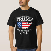 Donald Trump for President 2024 T-shirt (Voorkant)