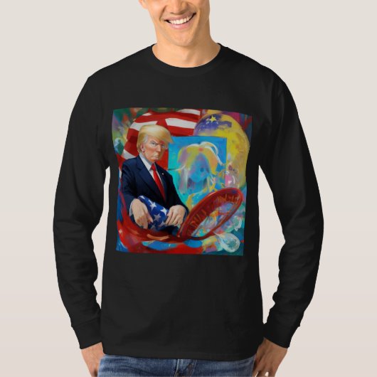Donald Trump for President 2024 T-shirt (Voorkant)