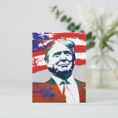 Donald Trump for President Briefkaart (Staand voorkant)