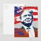 Donald Trump for President Briefkaart (Voorkant / Achterkant)