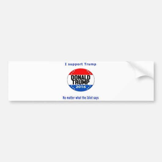 Donald trump for president bumper sticker (Voorkant)