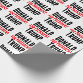 Donald Trump for President Cadeaupapier (Hoek)