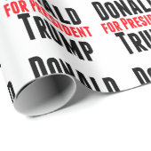 Donald Trump for President Cadeaupapier (Rol Hoek)