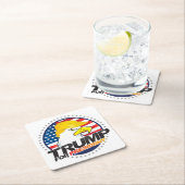 Donald Trump for President Eagle Hair Onderzetters (Insitu)