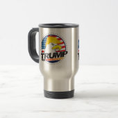 Donald Trump for President Eagle Travel Mug Reisbeker (Voorkant links)