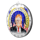 Donald TRUMP-for President of USA _ Dartbord (Voorkant Rechts)