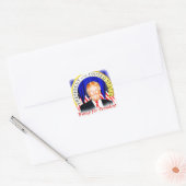 Donald TRUMP-for President of USA _ Vierkante Sticker (Envelop)