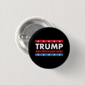 Donald Trump for President Ronde Button 3,2 Cm (Voorkant /achterkant)